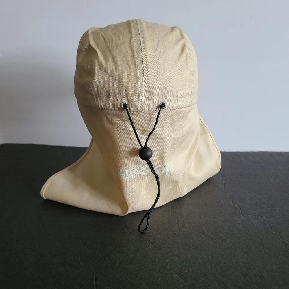 Beige Promo Cap "Lisen To Your Skin"one Size - Picture 3 of 7